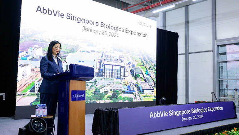 AbbVie expands biologics manufacturing capacity with a $223 million investment in Singapore manufacturing site
