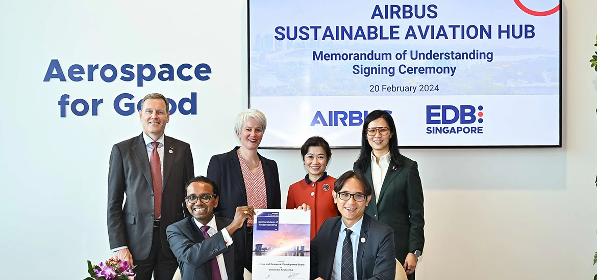 Airbus to launch Sustainable Aviation Hub in Singapore