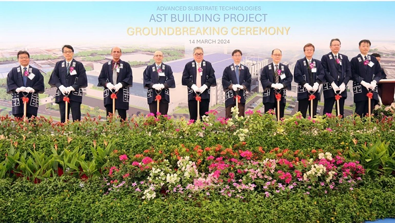 AST breaks ground on Singapore facility to produce high end substrates and develop advanced technologies to meet global demand