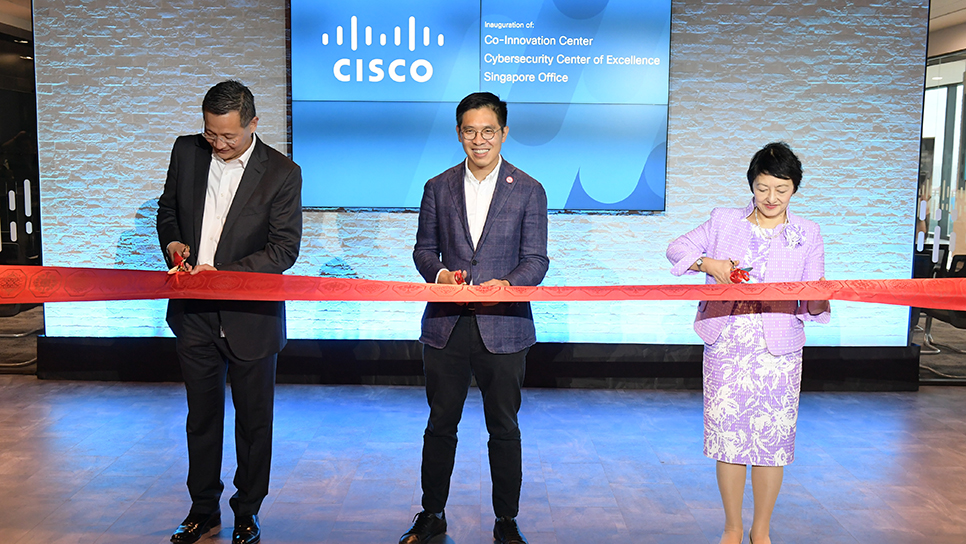 Cisco launches first ASEAN co-innovation and cybersecurity centres in Singapore