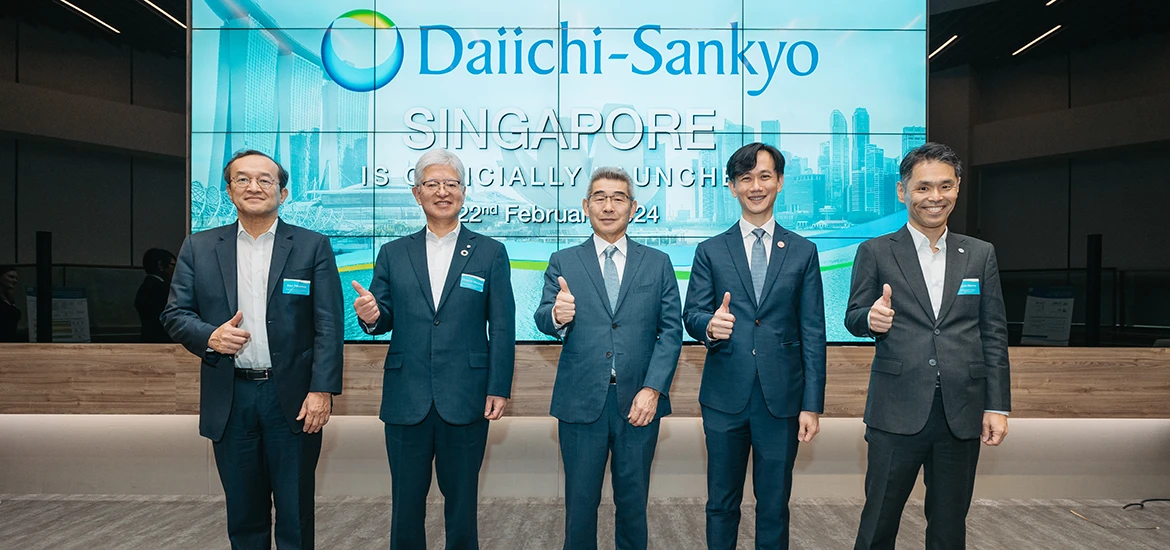 Daiichi Sankyo sets up Singapore office, including its Asia Pacific center of excellence for pharmacovigilance and quality assurance.