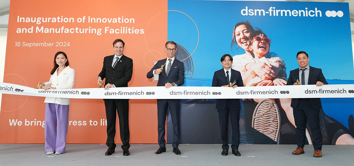 dsm-firmenich strengthens innovation and smart production capabilities with two new facilities in Singapore