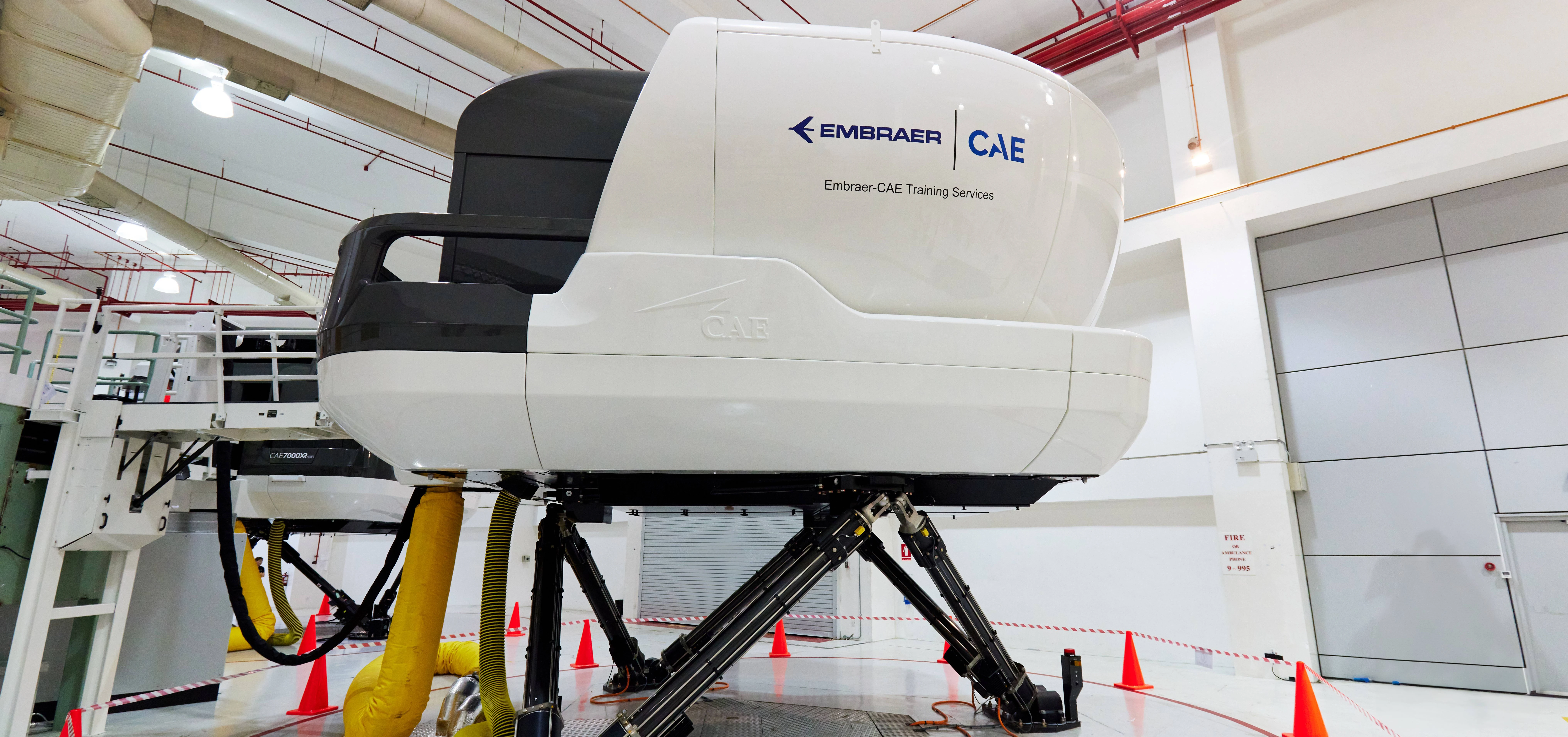 E2 Simulator in Singapore (Photo credit: Embraer)