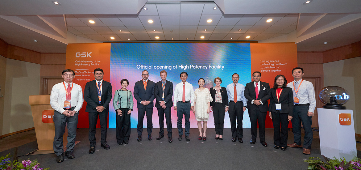 GSK opens first-in-Singapore high potency manufacturing and testing ...
