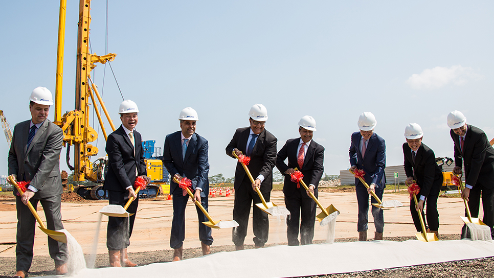 Micron breaks ground on new flash memory fabrication plant in Singapore 