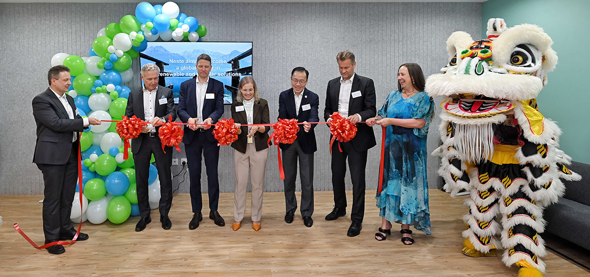 Opening ceremony of the Innovation Center in Singapore