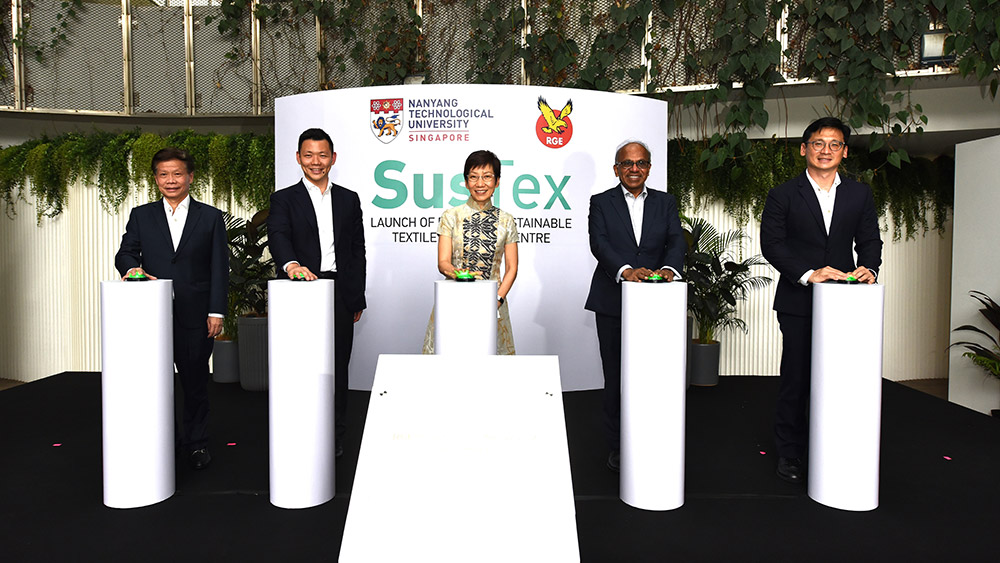 NTU Singapore and RGE launch S$6 million joint research centre to tackle textile waste