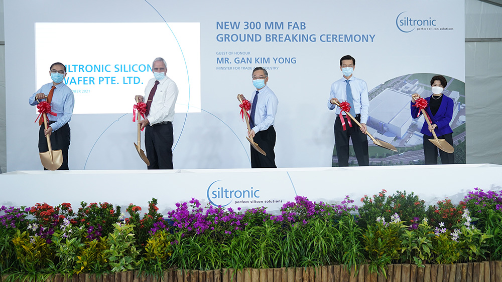 Siltronic breaks ground for a new fab in Singapore
