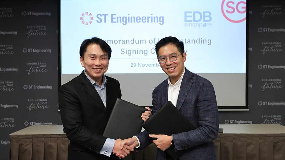 ST Engineering partners EDB to develop Singapore Industry Ecosystems for Global Success