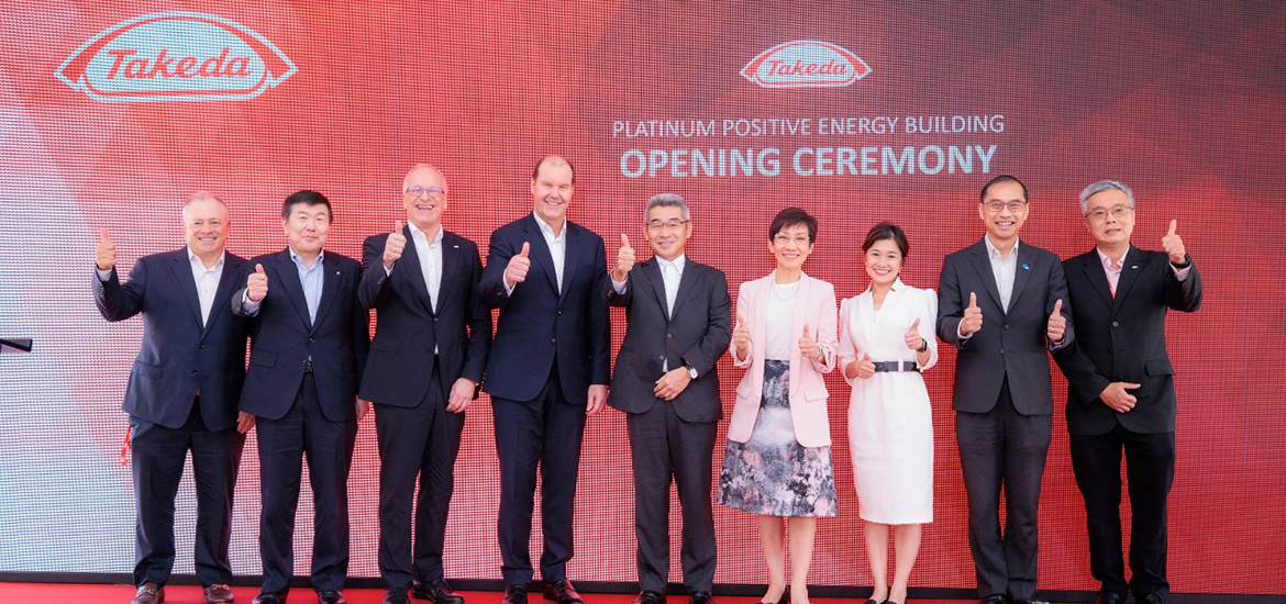 Takeda opens its first platinum positive energy building in Singapore