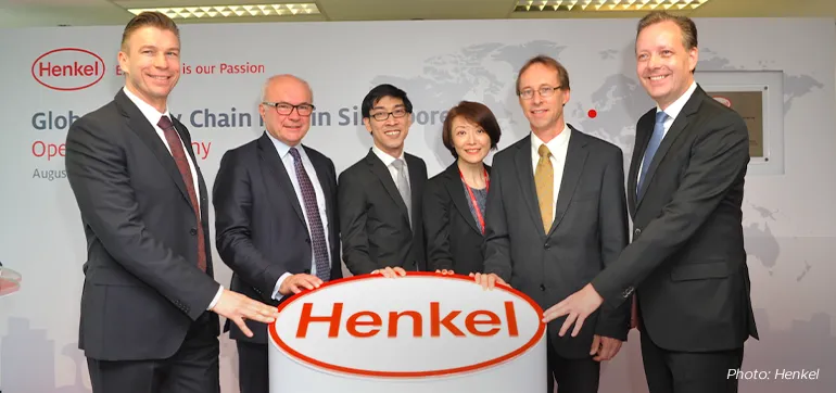 In 2016, Henkel’s Global Supply Chain Hub opened in Singapore at the PSA Building in Alexandra Road. Today the German multinational corporation (MNC)’s 160 employees in Singapore are split between its Global Supply Chain Hub and Global Adhesive Operations (AO) Digital team. 