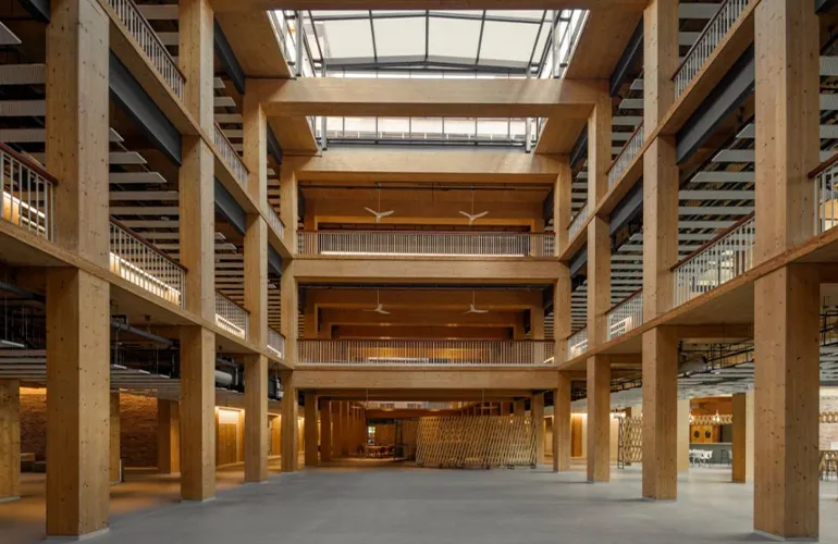 Gaia at Nanyang Technological University is Asia’s largest wooden building.