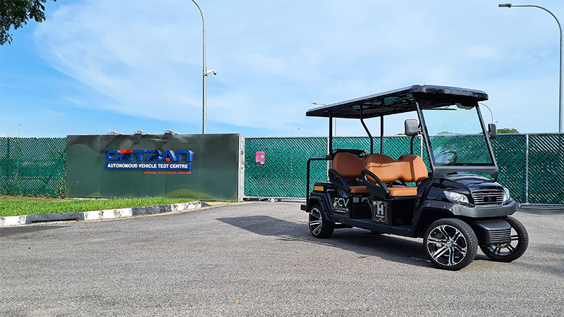 Spectronik’s hydrogen-fuel-cell-powered electric buggy