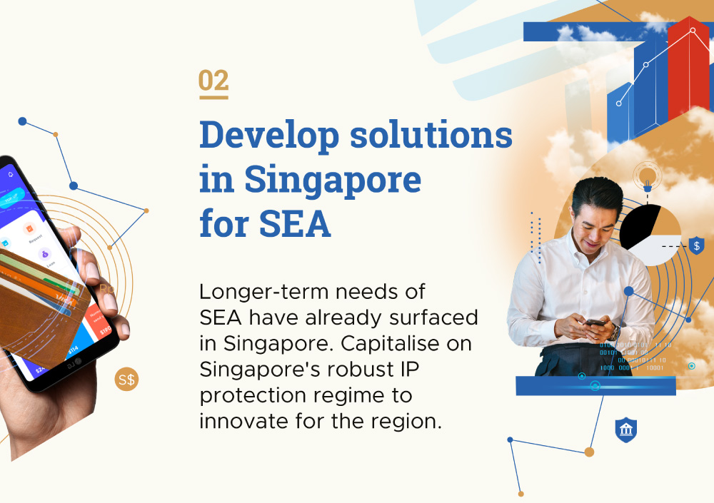 Develop solutions in Singapore for SEA