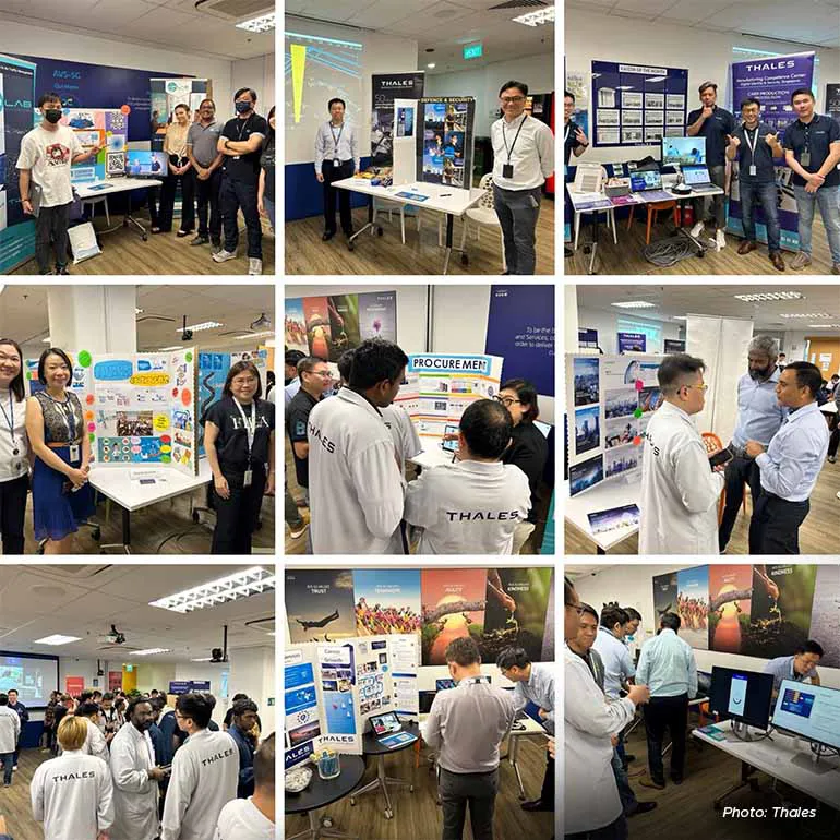 To both inform and inspire, Thales teams across different office sites showcase their respective projects at a 2-day staff sharing event.
