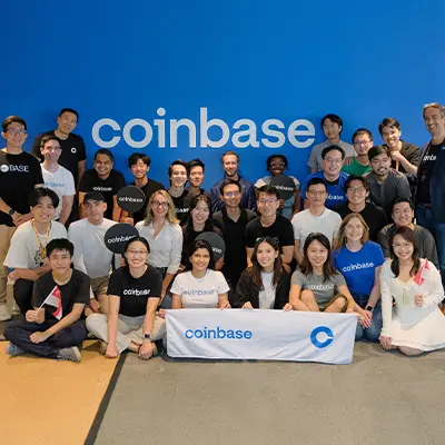 Crypto exchange Coinbase launches Singapore engineering hub in partnership with EDB listing image