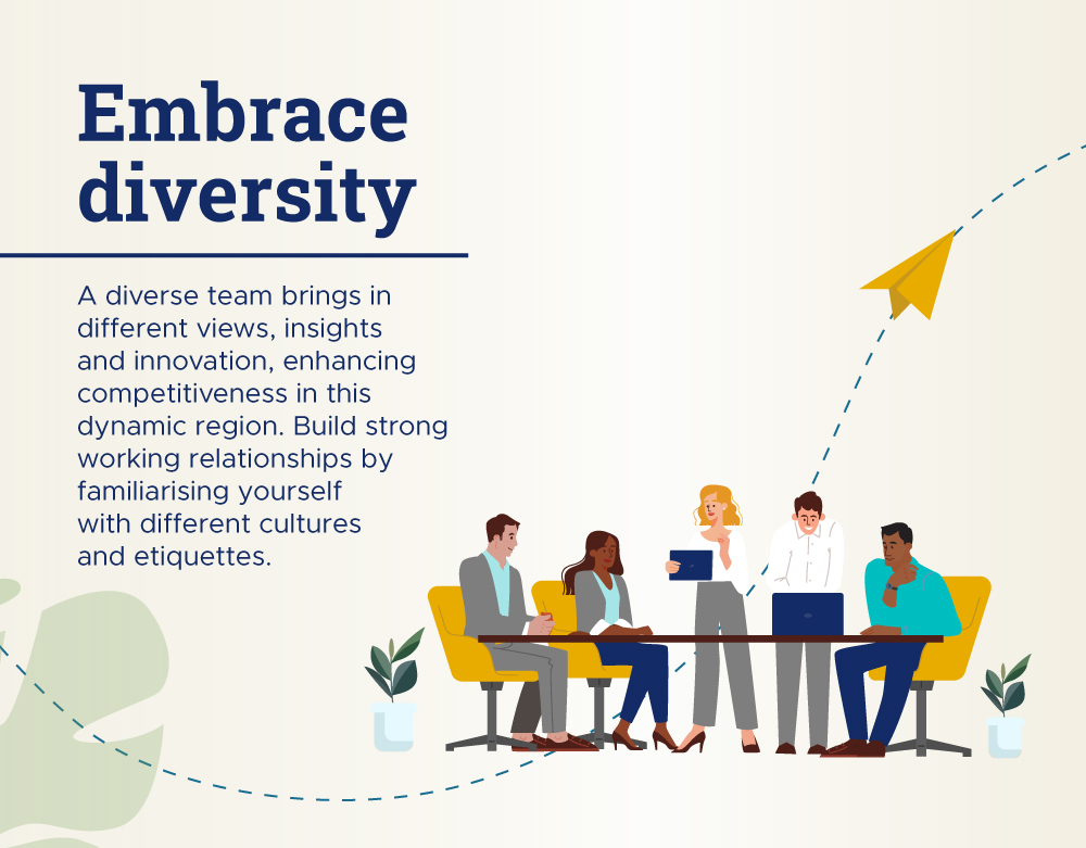 Infographic of "Embrace diversity"