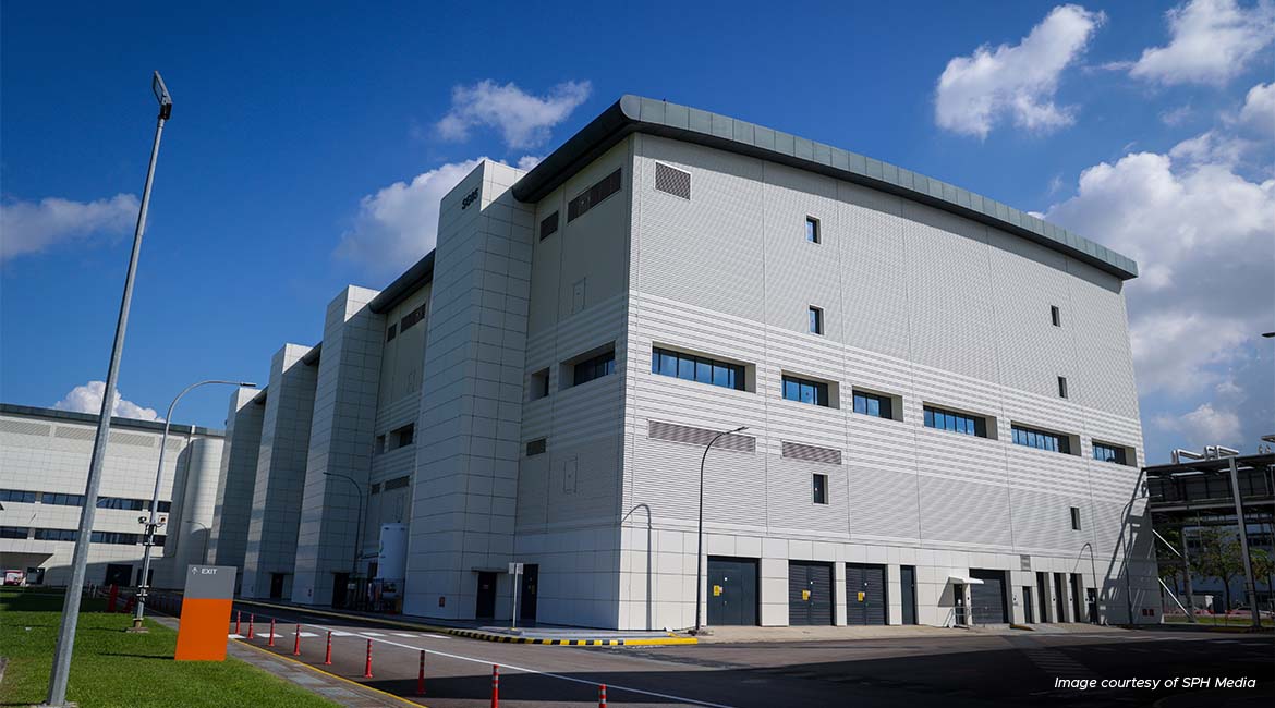 British drugmaker GSK's vaccine manufacturing facility in Tuas. 