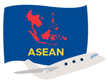 asean and plane icon