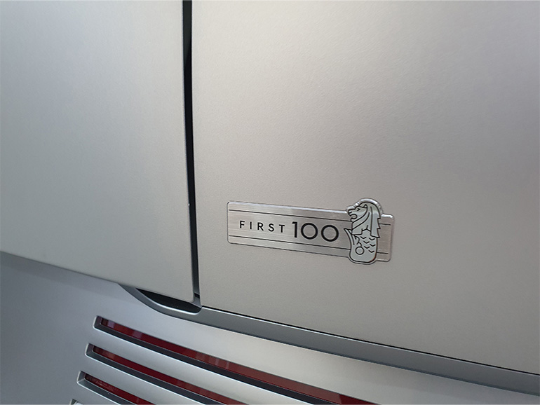 The first 100 Singapore-assembled Ioniq 5 cars will have special stickers.
