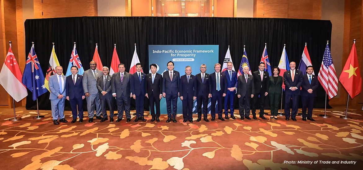 Members of the US-led IPEF meet in Singapore to sign the clean economy and fair economy agreements.