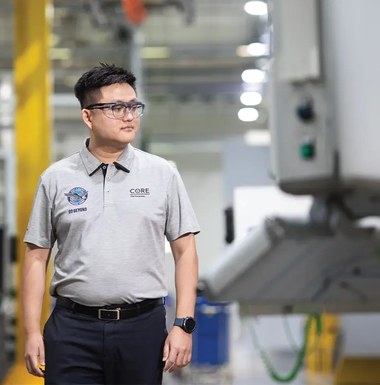 Fadhil Muhammed started out in construction but did not hesitate when the chance came to make a career switch to the aerospace industry eight years ago.