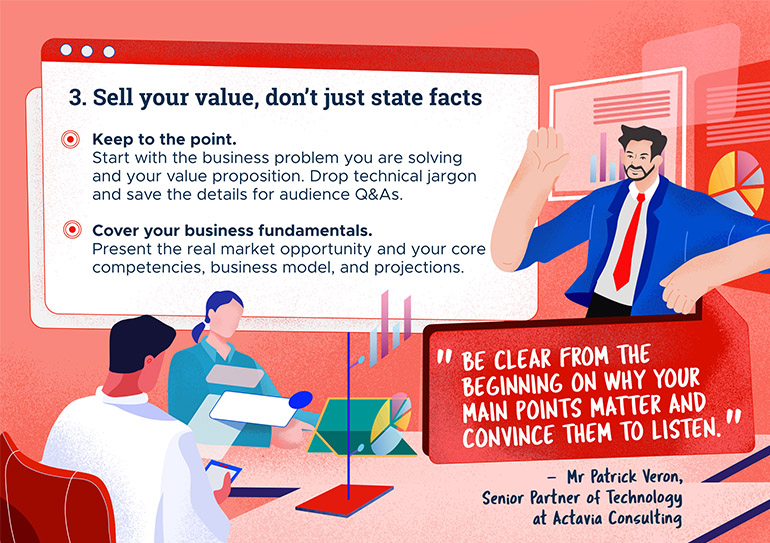 3. Sell your value, don’t just state facts