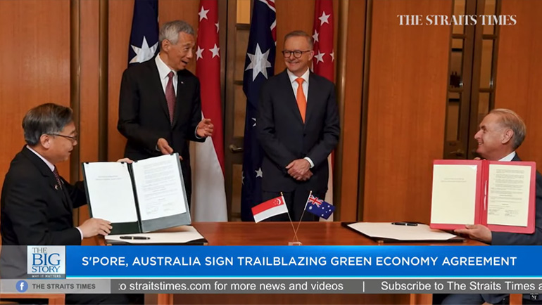 How will Singapore benefit from Green Economy Agreement with Australia? | THE BIG STORY