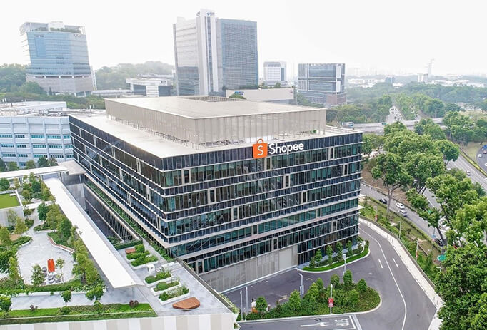 The newly opened Shopee headquarters in the heart of Singapore’s tech hub