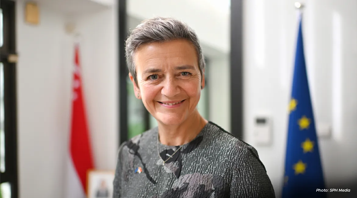 With Singapore, EU executive vice president Margrethe Vestager is keen to explore how to ensure the semiconductor supply chain is secure.