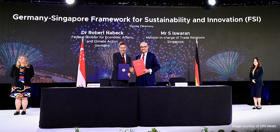 Singapore, Germany sign framework for sustainability, innovation masthead image