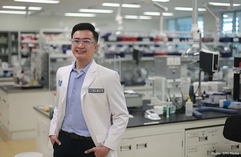 Melvin Chia, research specialist at Procter & Gamble, is grateful for the many opportunities the company has provided to help him advance in his career.