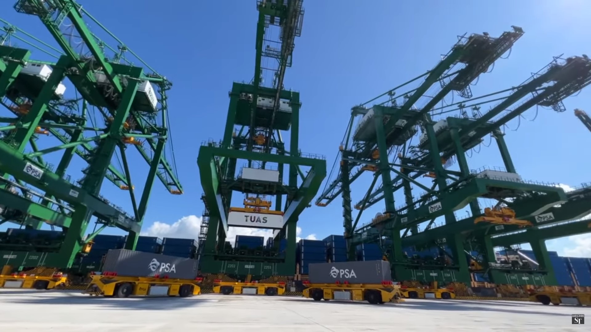 Tuas Port officially opens as freight volumes reach record high levels