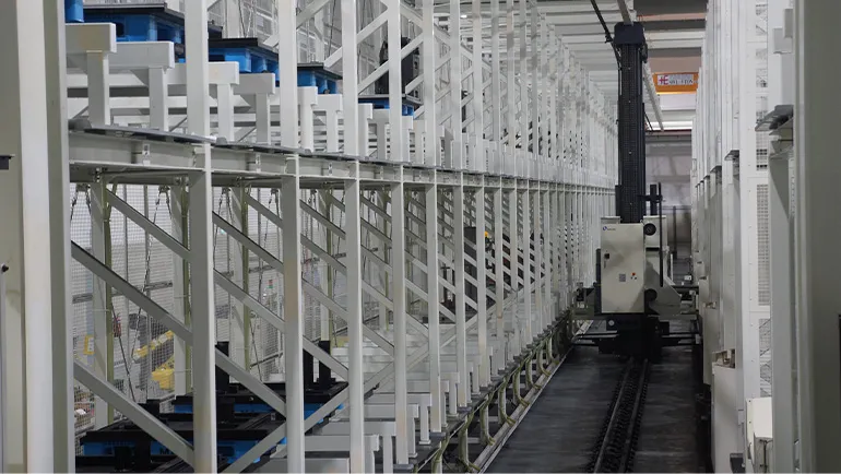 Automation lines in Makino Asia’s advanced manufacturing factory
