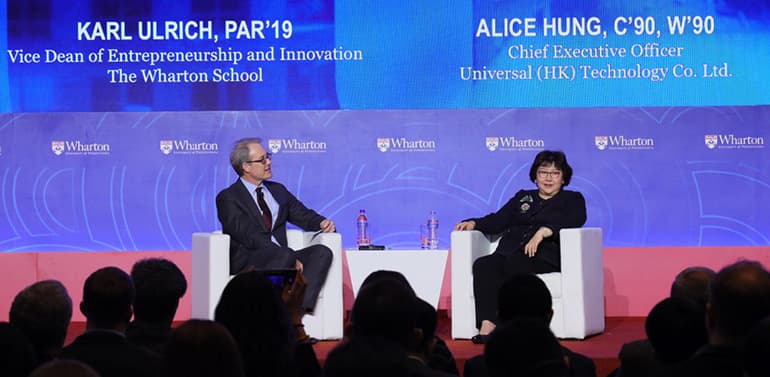 As Chair of Wharton’s Executive Board for Asia, Alice conducts fireside chats and guest lectures across the region.