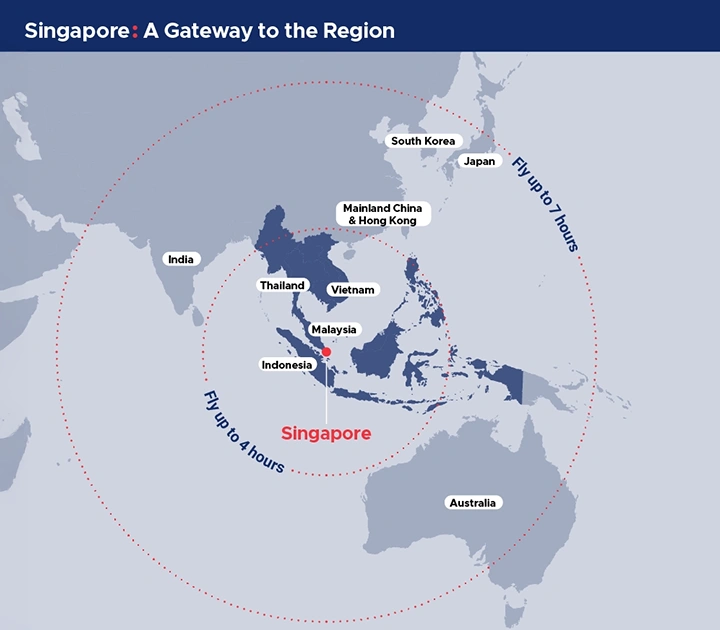 we connect the world to Southeast Asia