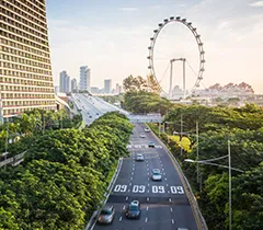 A highway in Singapore image