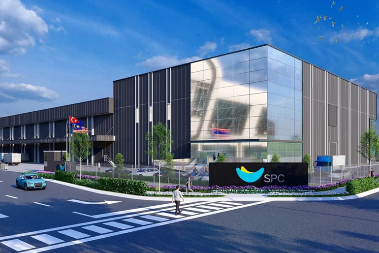 韩国面包品牌巴黎贝甜在依斯干达努沙再也科技园兴建的工厂，预计在明年第二季启用。（图/巴黎贝甜提供）