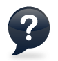 Icon of speech bubble with question mark